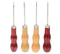 Générique 12 Poinçons à Coudre en Bois pour Cuir, Outils de Perforation Faciles à Utiliser pour Couture et Patchwork Diy, Lot de 12 Pièces