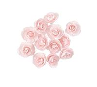 Générique - 12 ROSES PAPIER DÉCORATIF ADHÉSIF 3.5CM ROSE