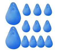 Générique 12 Sacs À Eau pour Couverture De Piscine - 34x22cm Poids De Lestage Épais en PVC Robuste avec Crochets | Sac Gonflable Étanche Bâche Hivernage Contre Vents Forts Gel Antigel