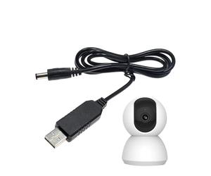 Générique 12 V - Adaptateur élévateur de tension CC, fil de convertisseur d'entrée 5 V sortie 12 V, rallonge d'alimentation, cordon de transformateur compact | élévateur pour