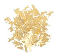 Générique 120 Pièces de Petits Charms Chat en Alliage Doré pour Création de Bijoux DIY Éléments Décoratifs pour Pendentifs Porte-Clés et Ornements Suspendus Accessoires Artisanaux pour