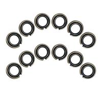 Générique 12ensembles Kit Anneaux de Retenue pour hocs avec Joint Torique Caoutchouc Accessoires Durables pour Douilles de Clé Électrique et Pneumatique