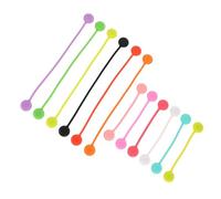 Générique 12pcs Organiseurs de Câbles Magnétiques en Caoutchouc pour Gestion des Câbles USB et Écouteurs, Support Compact pour Bureau et Maison Couleur Aléatoire