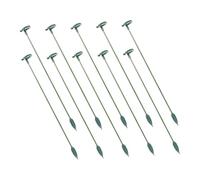 Générique 12pcs Tuteurs à Fleurs Verts en PP pour Plantes en Pot, Support Fixe Esthétique et Fonctionnel, pour Orchidées et Plantes en Pot