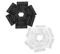Générique 12pièces Étiquettes Autocollantes Imperméables Amovibles pour Bouteilles de Salle de Bain Étiquettes pour Distributeur de Savon et Liquides de Voyage Faciles à Appliquer Retirer