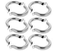 Générique 12pièces Poignée Latérale Acier Inoxydable pour Poêle Casserole Autocuiseur Remplacement pour Poignées de Cuisson Design Ergonomique Antidérapant et Facile à Installer