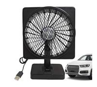 Générique 12V Car Cooling Fan, Plug-In Air Circulator, 360 Degree Rotating Device, 4.33x2.48x7.56 inches, Vehicle Ventilation Accessory, SUV Van RV Use, Road Trip Summer Travel for Sedan