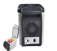 Générique 12V Car Refrigerator, Camping Cooler, 6L Portable Freezer, Electric Cooler, Warmer, Compact Fridge, Energy-Efficient Cooling & Heating, Ideal For Road Trips, RVs, Trucks