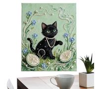 Générique - 12x16in Handmade Beginner Friendly, Gem Painting Kit 3D Pearl Gem Mosaic Art, 30cm X 40cm X 2.2cm + Pre-Framed Canvas, High Definition Print - For Living Room Decor & Hobbyists