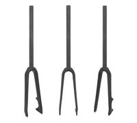 Générique 14 16 18 20er petites roues vélo pliant mat 3K fourche avant de vélo en Fiber de carbone V frein à disque fourches dures(18er and 100mm)