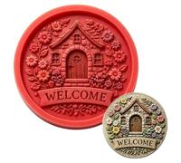 Générique 15.7 inch Round Reusable Cement Casting Mould Stepping Stone Mold