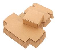 Générique 15 pièces Boîtes Cadeaux Kraft Emballage Papier Cadeau Vintage pour Bonbons Savon Artisanal Coffret Personnalisable Facile à Monter et Réutilisable