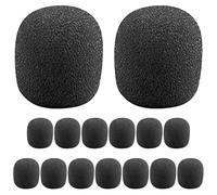 Générique 15 Pièces Bonnette Anti Vent pour Micro Casque 8mm, Mousse