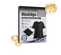 Générique 15 Pièces Teinture Noire Pour Vêtements, Raviveur De Couleurs Le Linge, Teinture Textile Résistante À La Décoloration, Pour Le Lavage Des Textiles Entretien Du Tissu Machine À