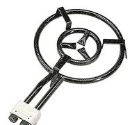 Vaello Campos Réchaud à gaz 40 cm 2 feux Butane Noir