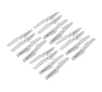 Générique 16 Hélices pour Quadricoptère, Pièces de Rechange en Plastique Compatibles avec X5C, X5SW, X5SC et X55, Blanc