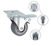 Générique 16 pcs roulettes pivotantes 50 mm,Manutention de matériaux,3.4KG-277913