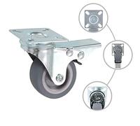 Générique 16 pcs roulettes pivotantes 50 mm,Manutention de matériaux,3.68KG-277823