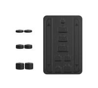 Générique 16 PCS/Set Protection anti-poussière Bouchons en silicone Anti-rayures Housse anti-poussière Capuchons pour Thumpstick Housse pour stick analogique console de jeu pour Switch 2 Accessoires