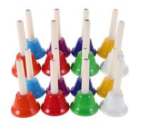 Générique 16 Pièces Cloche à Main Colorée Instrument Musical Éducatif pour Garçon Fille Développe la Créativité Musicale Durable et Fiable Parfait pour et Apprentissage Musical