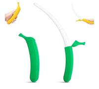 Générique 16 Retractable Banana Sword - 3D Printed Durable Flick Toy for Stress Relief & Fidget Fun, Role-Play Prop, All Ages Play Sword (Green)