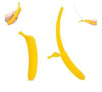 Générique 16 Retractable Banana Sword - 3D Printed Durable Flick Toy for Stress Relief & Fidget Fun, Role-Play Prop, All Ages Play Sword (Yellow)