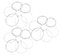 Générique 18 Pcs Jeu de Cordes Acier Inoxydable avec Revêtement Alliage de Nickel et Résistant Corrosion pour Guitare Électrique pour Performances