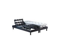 GENERIQUE 180x200 matelas sommier tete de lit - sommier a plots chene. chene clair. merisier