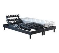 GENERIQUE 180x200 matelas sommier tete de lit - sommier a plots chene. chene clair. merisier