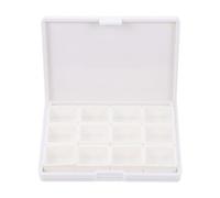 Générique 1ensemble Boîte de Rangement Pigments Aquarelle Légère et Compartiments Cases avec Cubes pour Artistes Étudiants et Loisirs Créatifs
