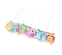 Générique 1ensemble Décorations Suspendues Hibou pour Classe Maternelle Ornements Papier avec Ficelle Décorations Murales Thème Chouette pour Fêtes et Salles de Classe