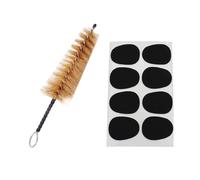 Générique 1ensemble Set de Brosses Soies pour Saxophone avec Tampons de Rechange Accessoires de Nettoyage Pratiques pour Saxophone Ensemble de Brosses Durables et Poignées Couleur Aléatoire