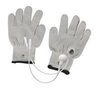 Générique 1paire de Thérapie Électrique Fibre Argentée Confort Extensible avec Lignes de Conversion Compatibles pour Massage Électrique et Applications