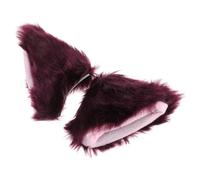 Générique 1paire Pince à Cheveux Oreilles de Chat Plush Doux Cosplay Costume Halloween et Soirées Thématiques Confortable Réaliste Couleurs Aléatoires Couleur Aléatoire