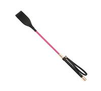 Générique 1Pc Riding Crop Equestrian Training Lightweight PU Leather Outdoor Portable Pointer Non Slip with Handle Horse Whip Racing(A6 45cm)