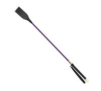 Générique 1Pc Riding Crop Equestrian Training Lightweight PU Leather Outdoor Portable Pointer Non Slip with Handle Horse Whip Racing(A5 59cm)