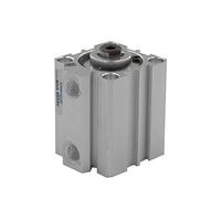 X-BAOFU, 1pc vérin pneumatique SDA Type de 32mm Bore 5/10/15/20/25/30/40/50 mm Stroke en Alliage d'aluminium à Double Action Cylindre d'air (Taille : SDA32x10)