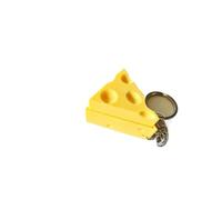 Générique 1Pcs 3D Imprimé Simulation Xiao Long Bao Press-and-Play Stress-Relief Keychain Pressable Keychain, sac à dos décoration pour le soulagement du stress et la ventilation