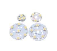 Générique 1Pcs 3W 5W 7W 35mil LED Chip Beads With 23mm 30mm 48mm Round PCB White/Warm white Led Flashlight Light Diode Power(3W 23mm White)