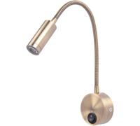 Générique 1Pièce Lampe Murale LED Européenne Liseuse de Chevet Dorée avec Protection Oculaire Applique Murale Ajustable pour Chambre et Bureau Chaud