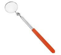 Générique 1pièce Miroir Inspection Rond Télescopique avec Poignée Antidérapante Outil Léger pour Véhicule Extension Ajustable pour Angles Morts et Réparation Auto
