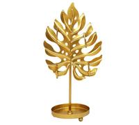 Générique 1pièce Plateau de Rangement Bijoux Doré Multi-usage Fer Support Élégant pour Colliers et Boucles Oreilles Organiseur pour Salle de Bain et Chambre Présentoir Décoratif pour Bijoux