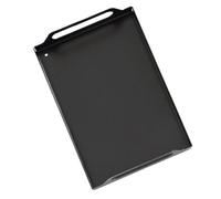 Générique 1pièce Plateau de Service Rectangulaire Métal Noir Plateau de Fruits et Desserts Réutilisable pour Maison Restaurant et Buffet