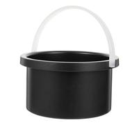 Générique 1pièce Pot de Fusion Cire Aluminium Noir pour Épilation Récipient Antiadhésif Résistant Accessoire Chauffe-cire Pratique Bol de Fonte Cire pour Épilateurs Professionnels