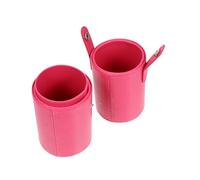Générique 1pièce PU Leather Makeup Brush Bucket with Lid Compact Cosmetic Storage Organizer for Home Travel Small Rangement pour Pinceaux Pot Pinceau de Maquillage Support Pinceaux