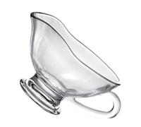 Générique 1pièce Saucière Verre Transparent pour Sauce et Assaisonnement Bol Polyvalent Ergonomique pour Vinaigre Beurre Soupe Service Chaud et Froid Usage Domestique et Restauration