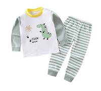 Générique 1Set/Pack Impression de Dessin animé bébé Garçons Coton Pyjama Bébé Coton Pyjama Four Seasons sous-vêtements Ensembles Enfants (H, 2-3 ans)