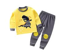 Générique 1Set/Pack Impression de Dessin animé bébé Garçons Coton Pyjama Bébé Coton Pyjama Four Seasons sous-vêtements Ensembles Enfants