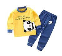 Générique 1Set/Pack Impression de Dessin animé bébé Garçons Coton Pyjama Bébé Coton Pyjama Four Seasons sous-vêtements Ensembles Enfants