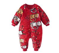 Générique 1St Christmas VêTement, Le Costume du Pere Noel Body Manche Longue Bebe Body Bebe Noel Une PièCe VêTement Nouveau Né 0 VêTements BéBé Fille Pas Habit